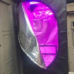 Indoor grow tent.
